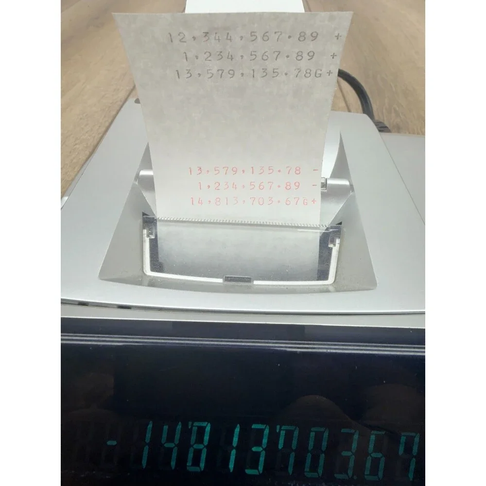 MP18DII Canon Professional Desktop Electronic Printing Calculator Adding Machine